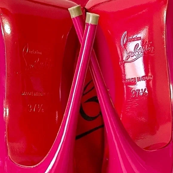 Christian Louboutin So Kate 120mm stiletto, hot pink, patent leather EU37.5 - Picture 8 of 9